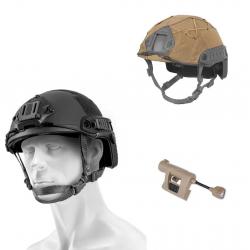 PACK SPECIAL CASQUE FAST NOIR "ASG"