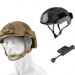 PACK SPECIAL CASQUE FAST TAN "ASG"