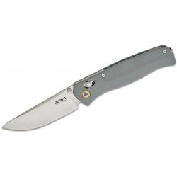 Couteau pliant SRM 255L-GK Ambi-Lock Lame Acier 10Cr15CoMoV Manche G10 Gris Clip SRM255LGT2