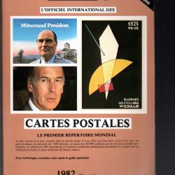 catalogue neudin l'officiel international de la carte postale 1982