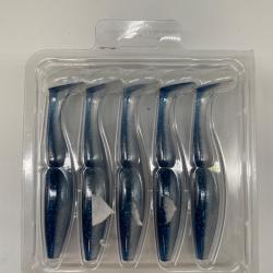Leurre souple sawamura one up Shad 5" bleu/transparent