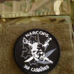 Patch écusson Forces Spéciales Commandos Marine NARCOPS VENTOSE