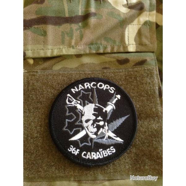 Patch cusson Forces Spciales Commandos Marine NARCOPS VENTOSE