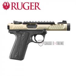 Pistolet RUGER MARK IV 22/45 Lite Champ Anodisé Cal 22 Lr