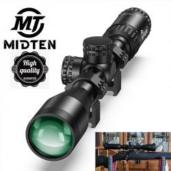 Lunette de visée JackalHowl F02, TEN 4-12x40 - LIVRAISON GRATUITE !!