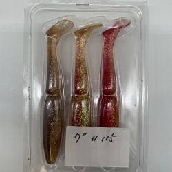 Leurre souple sawamura one up Shad 7" plusieurs coloris 2