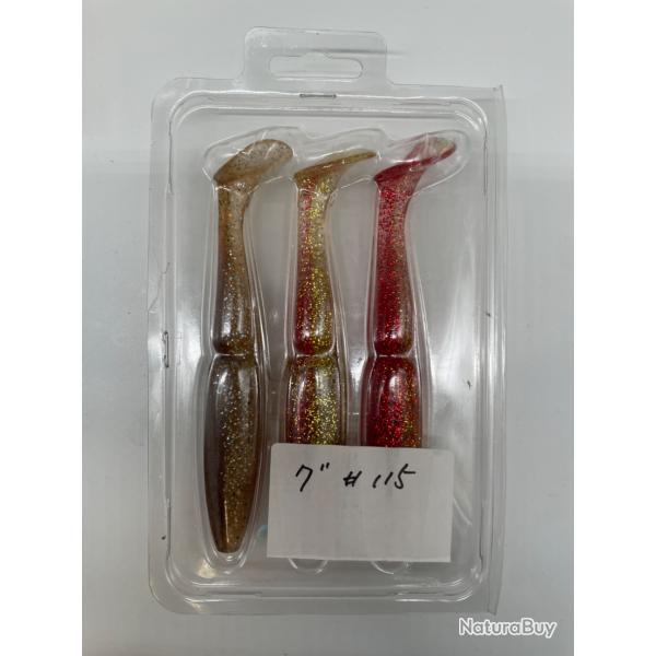 Leurre souple sawamura one up Shad 7" plusieurs coloris 2