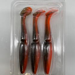 Leurre souple sawamura one up Shad 7" marron/orange