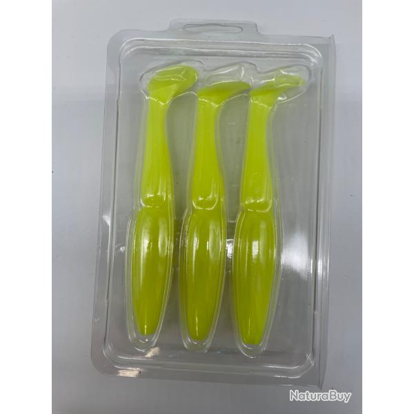 Leurre souple sawamura one up Shad 7" jaune