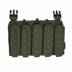 PORTE CHARGEUR FRONTAL 9MM MP5/MP7 MOLLE LASER CUT RANGER GREEN
