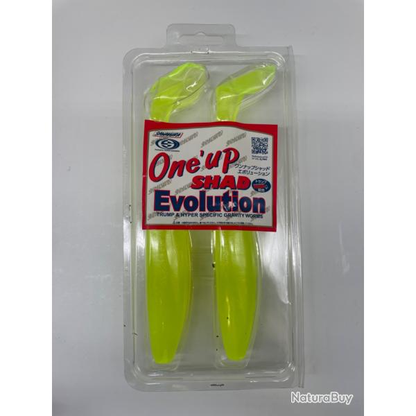 Leurre souple sawamura one up Shad 10" Pike LTD plusieurs jaune