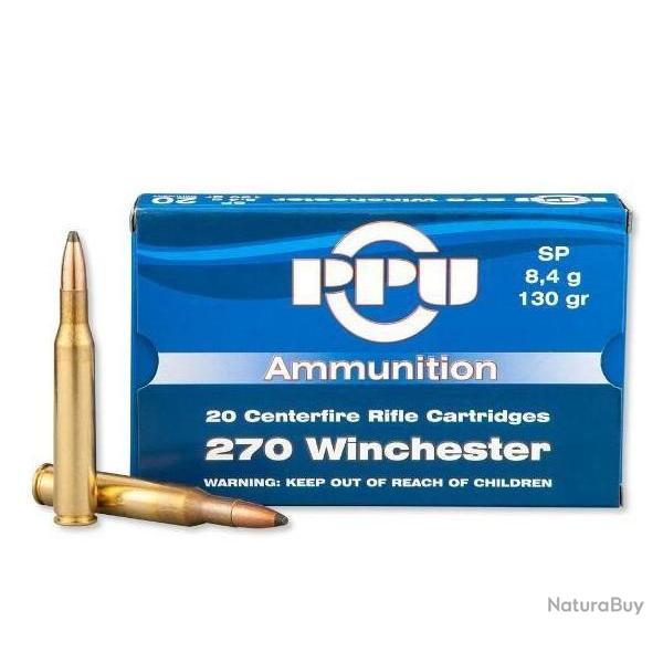 MUNITION PPU 270 WINCHESTER