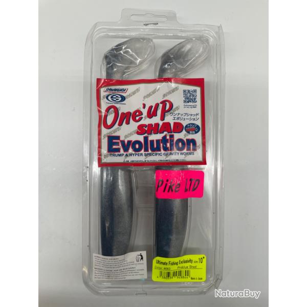 Leurre souple sawamura one up Shad 10" Pike LTD problue Shad