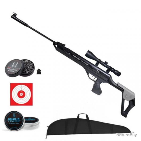 Wahoo ! Carabine  plombs Norica Komnia - 19.9 J - Cal. 4.5 mm / Pack Premium