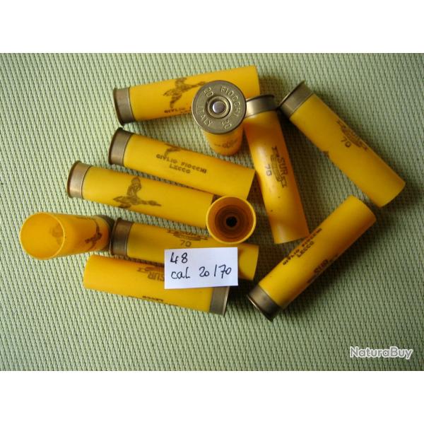 47  Douilles  anciennes  cal  20/70  culots  de  8 mm