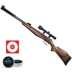 Wahoo ! Carabine à plomb Stoeger RX40 - Cal. 4.5 mm - Bois / Pack Tir