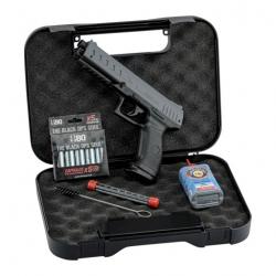 Pack Pistolet défense Charlie KIMAR cal.50 16 joules 5 CO2 + 10 Billes caoutchouc + huile + mallette