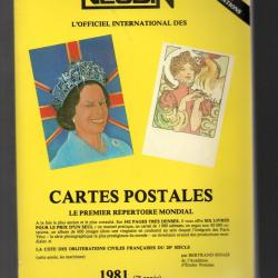 catalogue neudin l'officiel international de la carte postale 1981