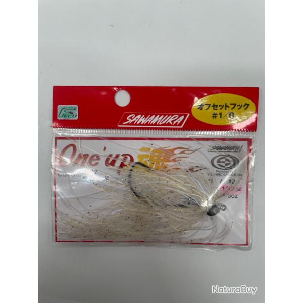 Leurre Sawamura one up spirit 1/16oz blanc