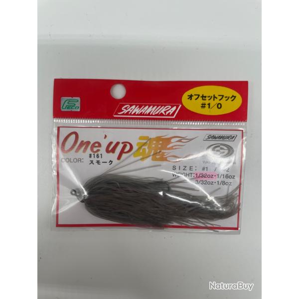 Leurre Sawamura one up spirit 1/32 oz gris