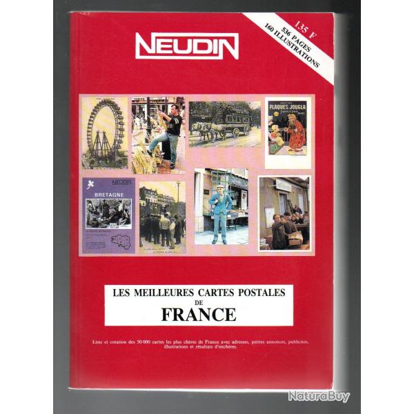 catalogue neudin l'officiel international de la carte postale 1990 les meilleures cartes postales de