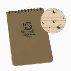 Bloc-notes imperméable 10x15 Top Spiral Tan
