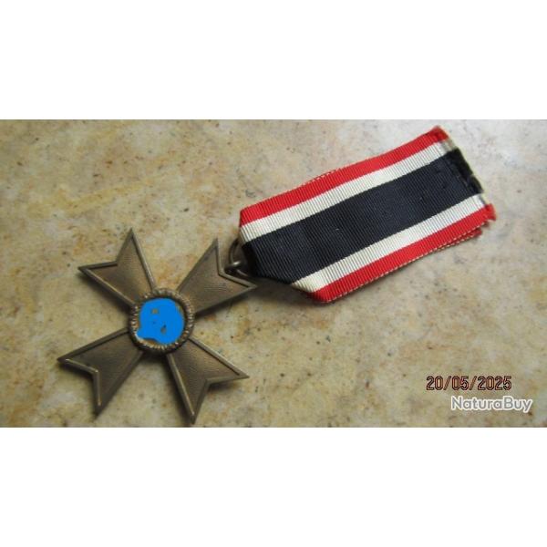 mdaille Croix du mrite guerre ss pes IIClasse KVK Allemagne ww2 Allemand seconde guerre