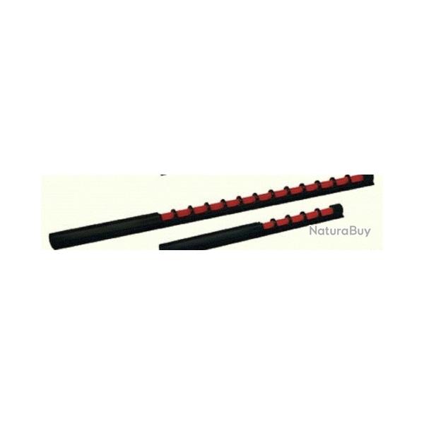 Guidon grain d'orge RUBY 71mm rouge