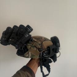 Casque nij3a équipé