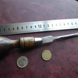 tournevis ancien manche bois  de 21 cm panne de 7mm