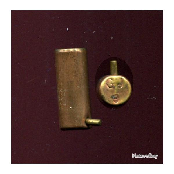 9 mm  broche  grenaille - gros marquage : GJ 9 - long tui cuivre (24 mm)