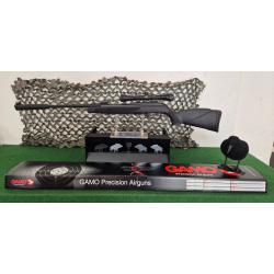 Carabine 4.5mm Quiet Black avec lunette 4x32 19.9 joules + cible aimantée avec sanglier courant.