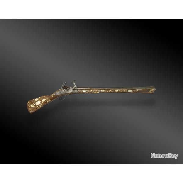 Court fusil tromblon, platine  chenapan Pologne, Silsie, fin XVIIme
