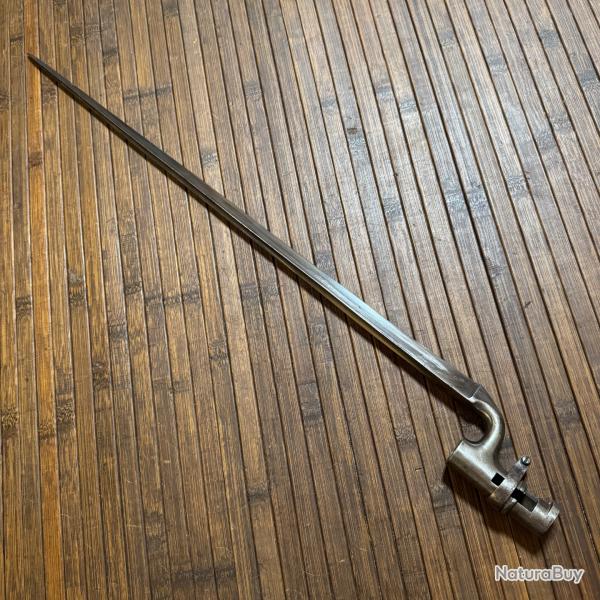 BELLE BAONNETTE A DOUILLE 1876 BRITANNIQUE MARTINI HENRY POUR L'GYPTE