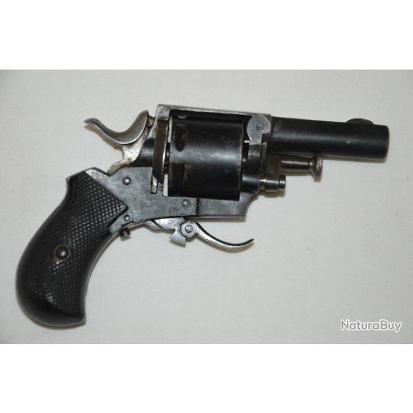 REVOLVER BULL DOG EN CALIBRE 320-FABRICATION ELG - LIEGE-BELGIQUE- MARQUE BRITISH BULL DOG