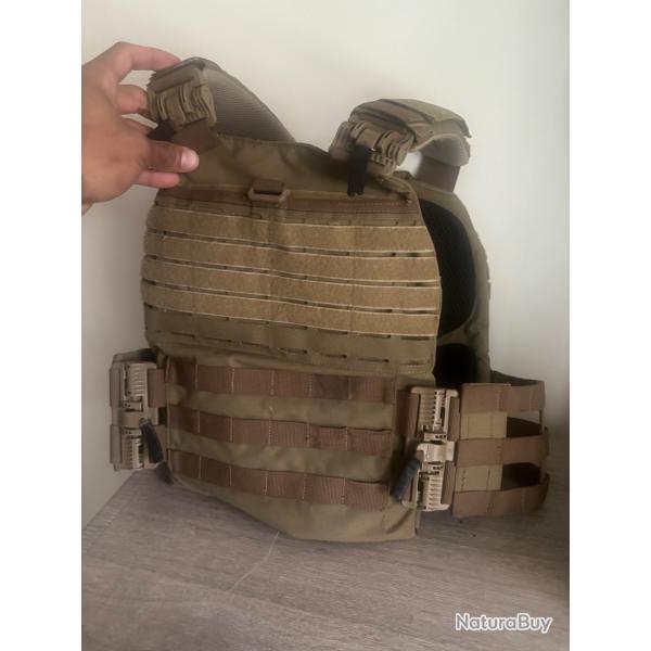 Porte plaque tan c4 tactical