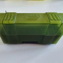 Boîte de rangement Plano 20 cartouches 378 Wby Mag, 375-300 Rem Ultra Mag, 280 Rem, 25-06 Rem