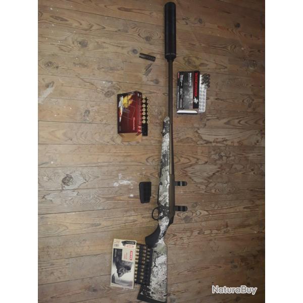 Carabine TIKKA VEIL WIDELAND 7RM avec modrateur de son GHOST 50