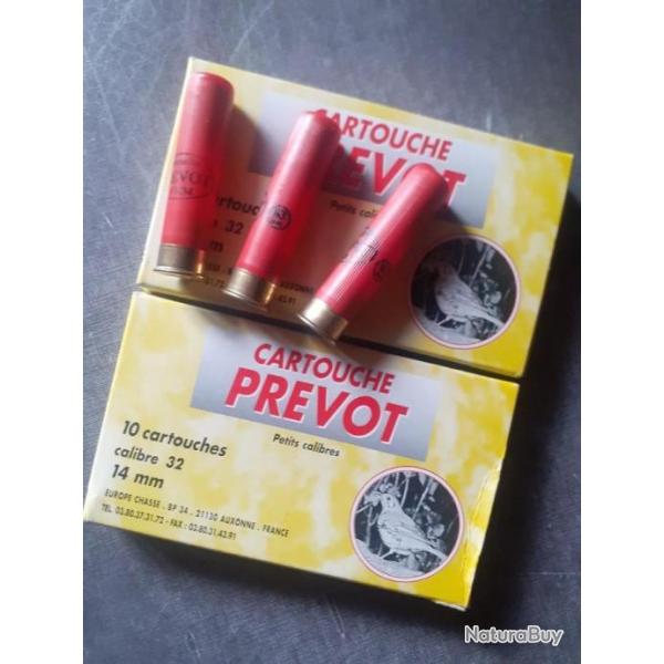 Lot de 10 Btes de 10 Cart 14 mm Prevot.