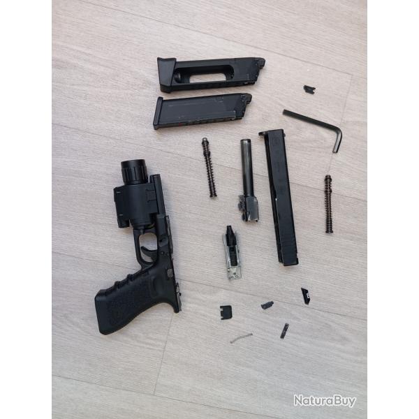 Glock 17 Gen 3 CO2 et Gaz