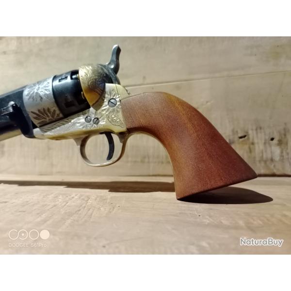 poigne crosse en acajou colt 1851 pietta