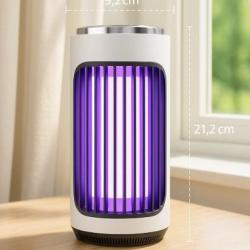 Lampe Anti-Moustique Portable Électrique USB 360° Sans Produits Chimiques Rechargeable UV