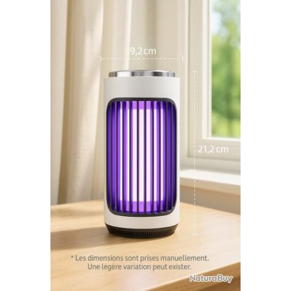 Lampe Anti-Moustique Portable lectrique USB 360 Sans Produits Chimiques Rechargeable UV