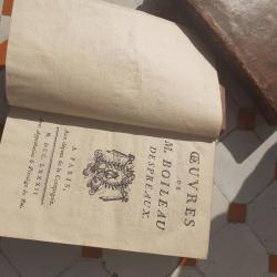 Oeuvres de Boileau, 1782, TBE et complet