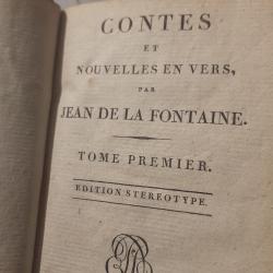 La Fontaine, Tome 1 des contes et nouvelles en vers. An VIII