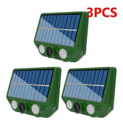 Repulsif Solaire Sonore + LED pour Oiseaux & Animaux, Modele: F