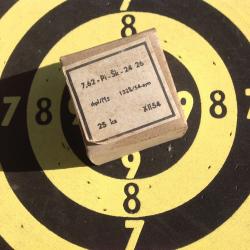 Cartouches de manipulation et collection pour pistolet "Tokarev",cal 7,62x25.