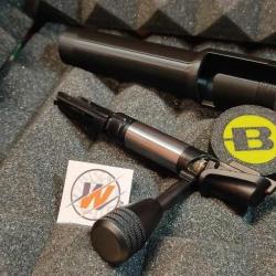 BERGARA B14 - 22LR - START KIT - Protège culasse NOIR avec LOGO Jaune + Guide baguette Noir
