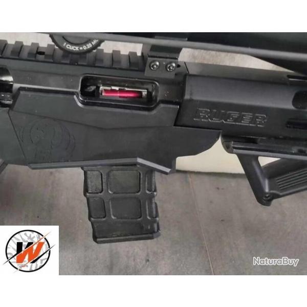 RUGER RPR 22LR - EXTENSION / TALONS  de chargeur NOIR V4 Ruger Precision Rimfire 22lr
