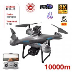Drone Xiaomi KY102 8K HD Double Caméra GPS Pliable avec Évitement Obstacles 40min